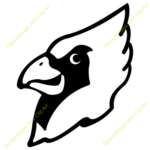 500x500 Cardinal Clipart Face