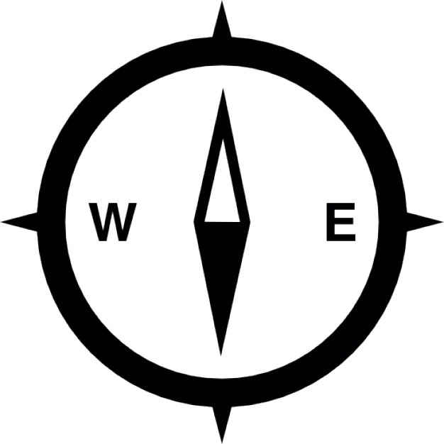 626x626 Compass Tool With Cardinal Points Icons Free Download
