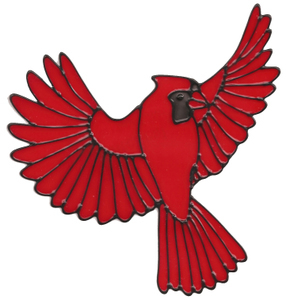 286x300 Cardinal Clipart Flying