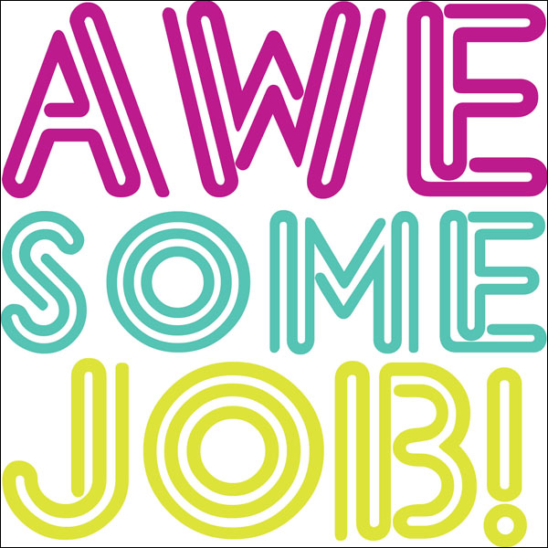 600x600 Awesome Job Clipart