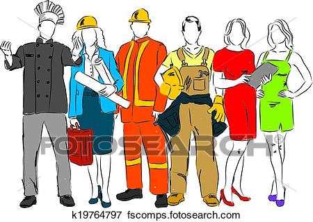 450x320 Clip Art Of Careers Professional Ocuppations Il K19764797