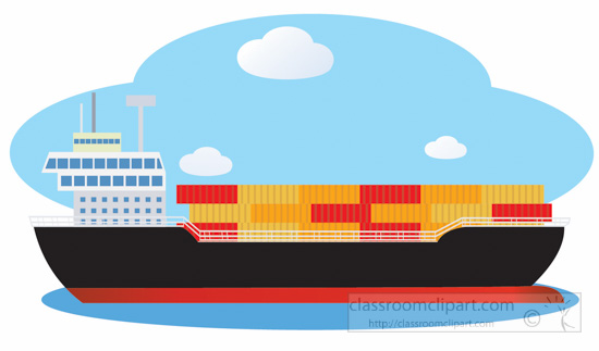 550x323 Cargo Ship Images Clip Art Clipartfest