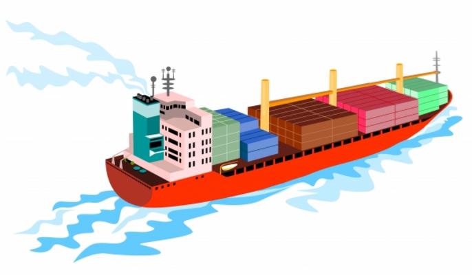 686x400 Container Ship Clip Art