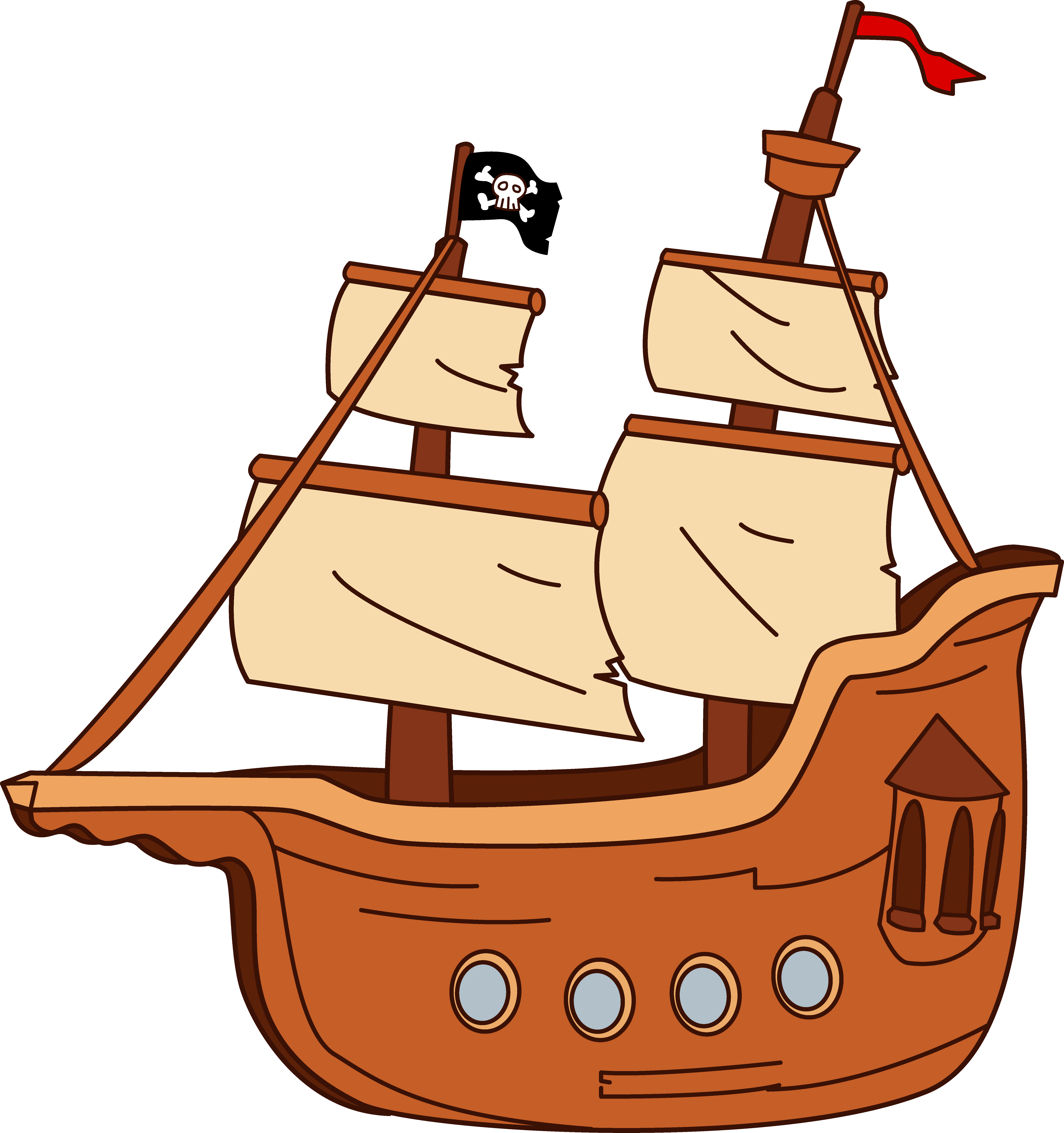 6205x6606 Pirate Ship Design