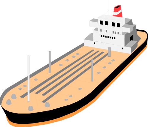 500x432 Ship Clipart Barge