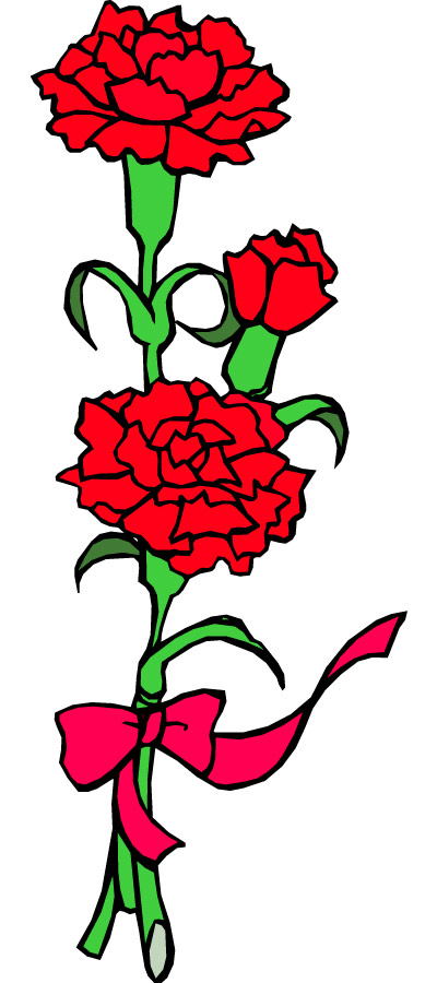 400x900 Carnation Clipart Sympathy