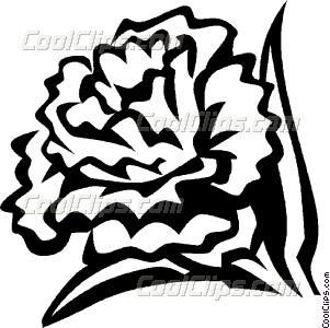 301x300 Carnation Vector Clip Art