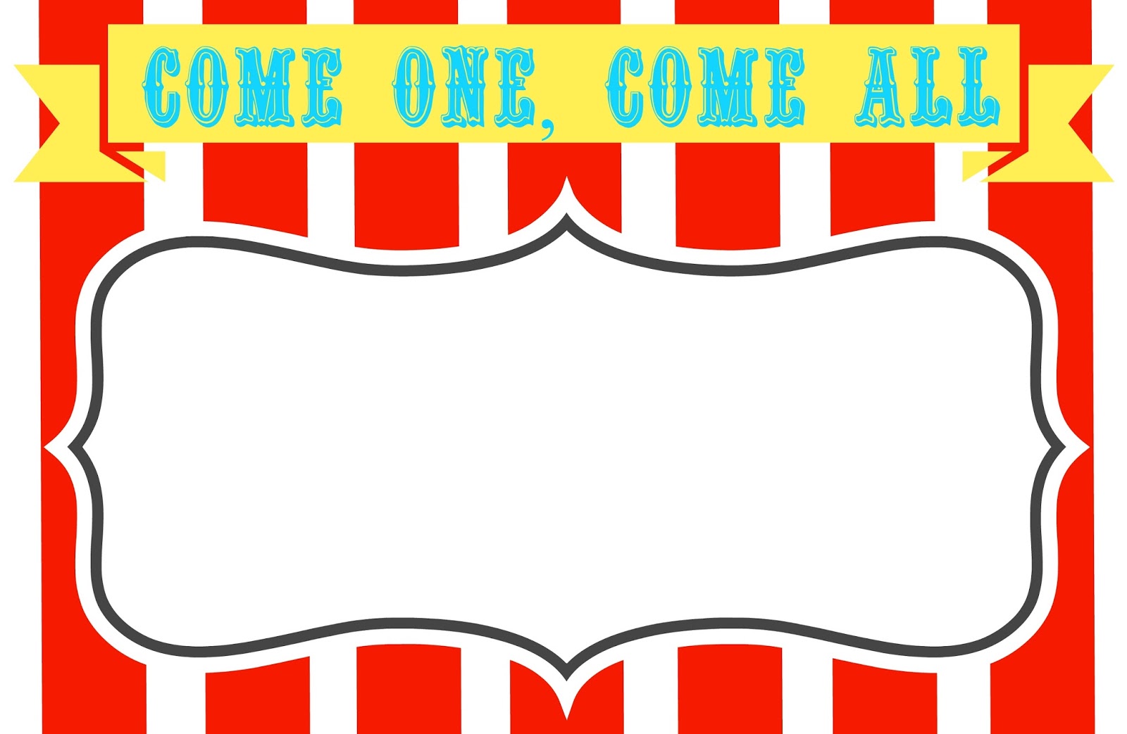 1600x1043 Carnival Signs Template Clipart