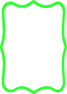213x300 Green Border Clip Art