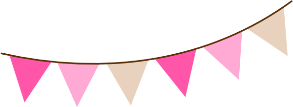 600x219 Bunting Banner Clip Art