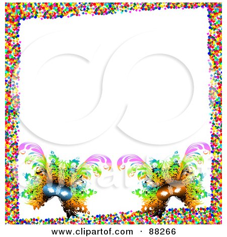 450x470 Deluxe Carnival Border Clip Art