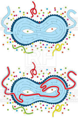 266x400 Carnival Maze For Kids With A Solution Royalty Free Vector Clip