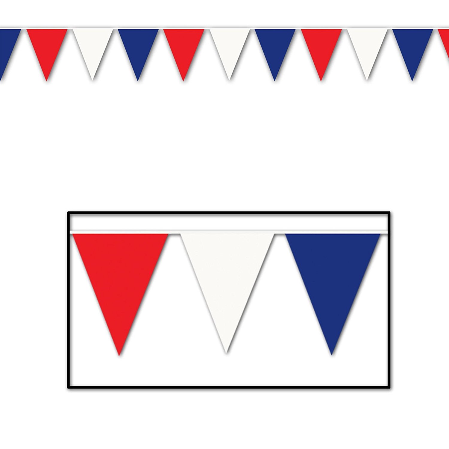 1500x1500 Outdoor Pennant Banner (Multi Color) Party Accessory