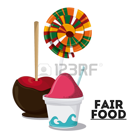 450x450 Corn Dog Ice Cream Cotton Candy Fair Food Snack Carnival Festival