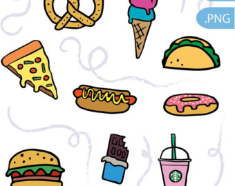 340x270 Fast Food Clipart Etsy