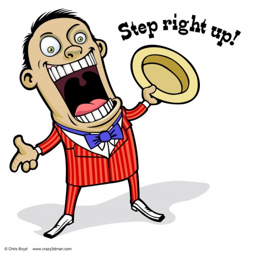 500x500 Carnival Barker Larry L Franklin