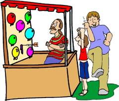 240x204 Carnival Games Clipart