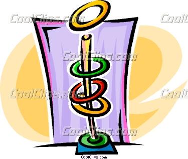 375x317 Ring Toss Carnival Game Clipart