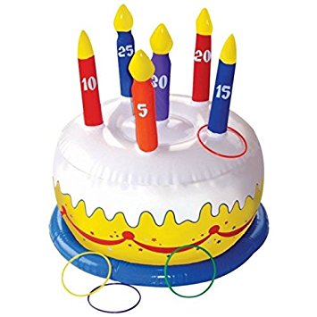 355x355 Carnival Fair Fun Inflatable Birthday Cake Ring Toss