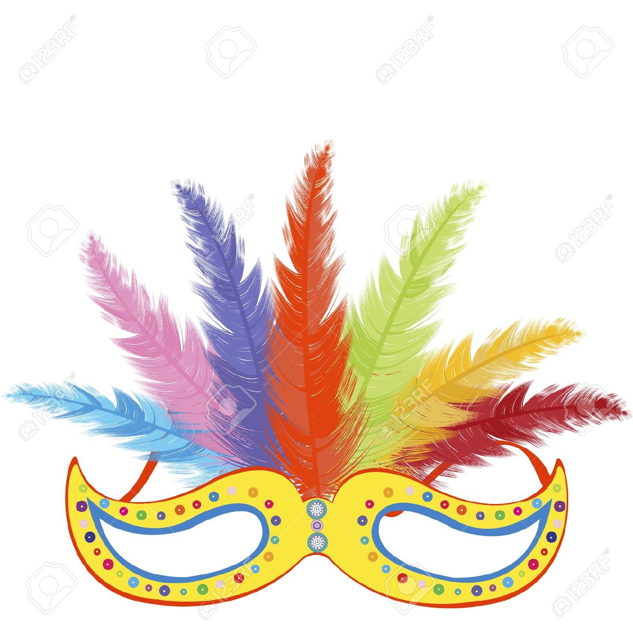 1300x1300 Brazil Clipart Carnival Mask