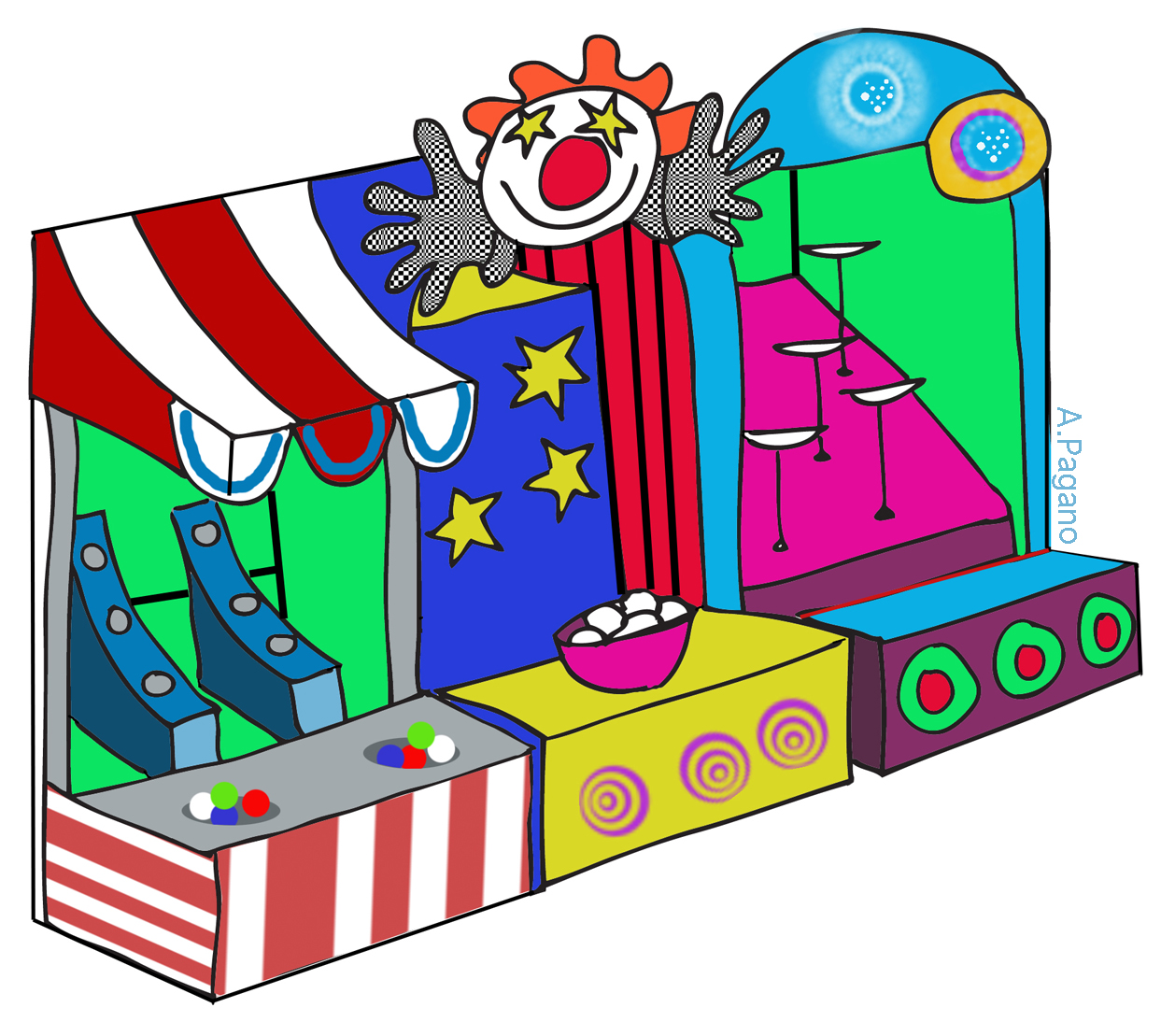 1258x1109 Cartoon Clipart Carnival