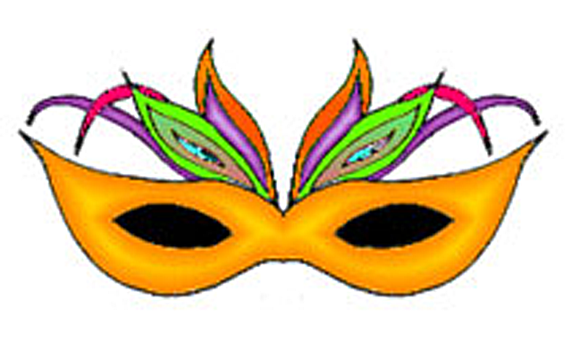640x402 Mardi Gras Mask Clipart