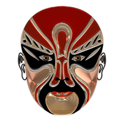 400x400 Mask Carnival White Transparent Png