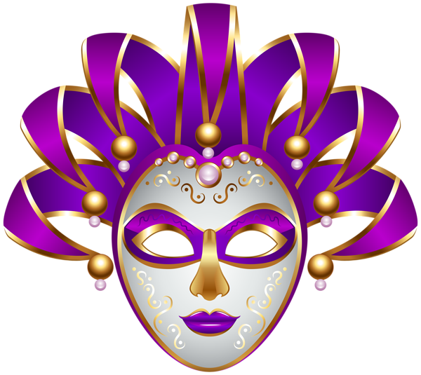 600x535 Purple Carnival Mask Transparent Png Decorative Elements Png