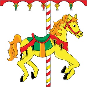 300x300 Carnival Carousel Clipart