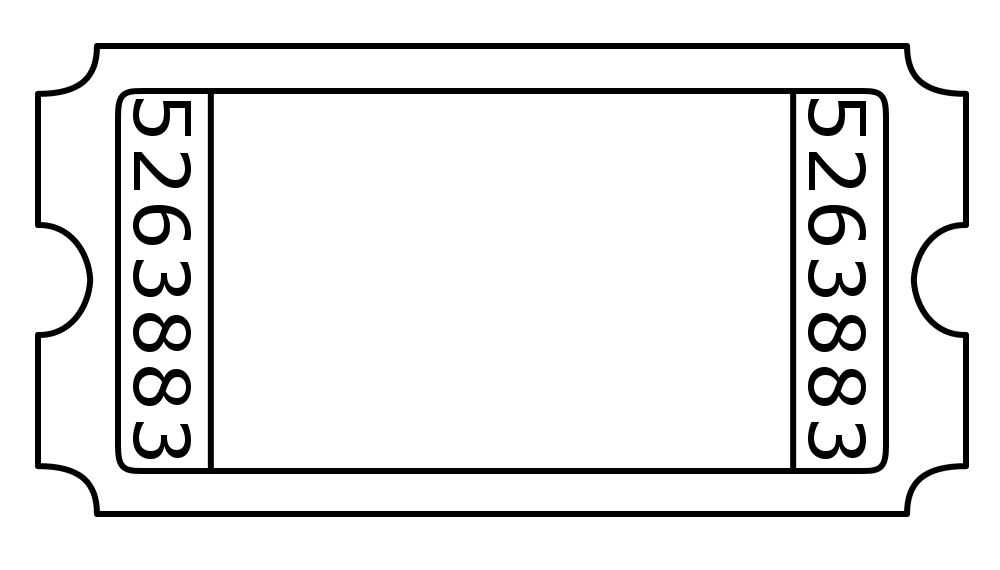 1000x570 Blank Ticket Cliparts Free Clip Art