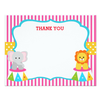 324x324 Carnival Thank You Cards Amp Invitations Zazzle.co.uk