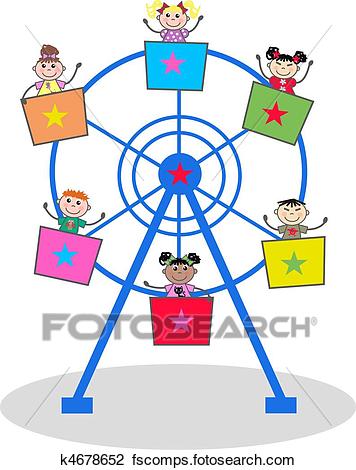 356x470 Clip Art Of Carousel K4678652