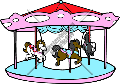 500x349 Carousel Clipart And Vectorart Misc Graphics
