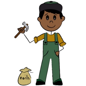 300x300 Carpenter Clipart Image