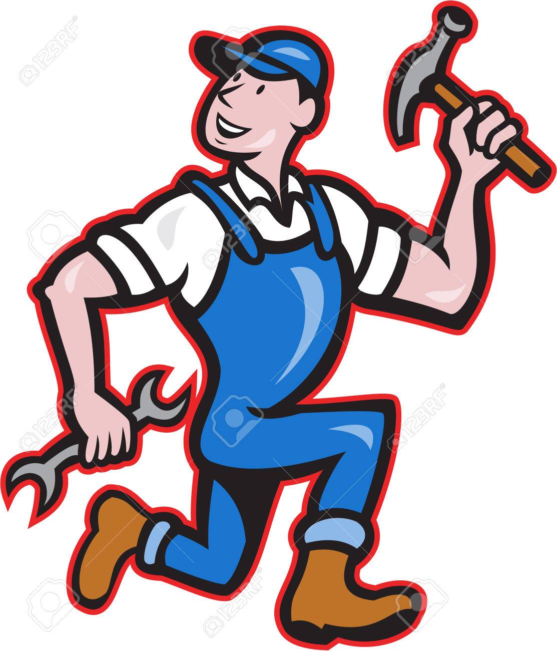 1113x1300 Illustration Of A Carpenter Builder Construction Worker