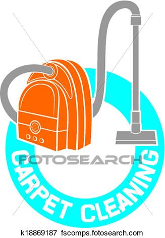 327x470 Clip Art Of Carpet Cleaning Service Sign K18869187