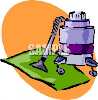 346x350 Royalty Free Clip Art Image Carpet Cleaning Machine