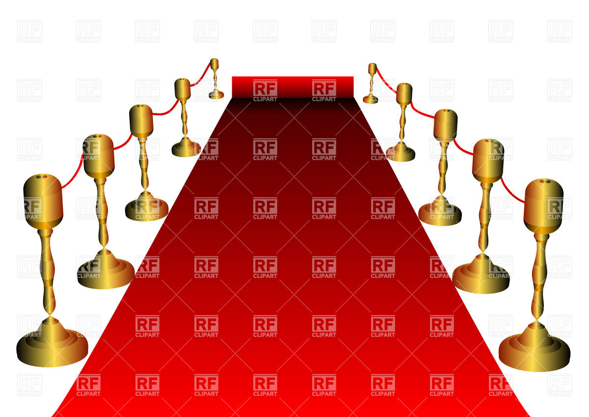 1200x849 Red Carpet With Golden Stanchions Isolated On White Royalty Free