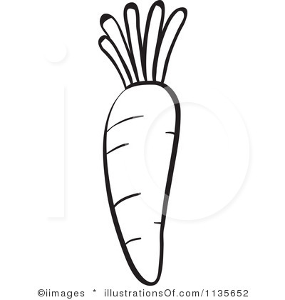 400x420 Carrot Black And White Clipart