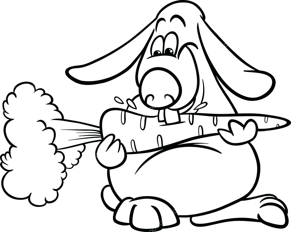 1023x814 Vector Of A Cartoon Dieting Elephant Trimming Up By Eating Carrots