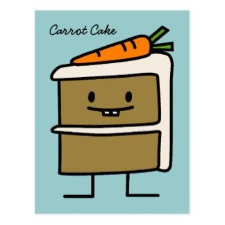 324x324 Carrot Cake Postcards Zazzle