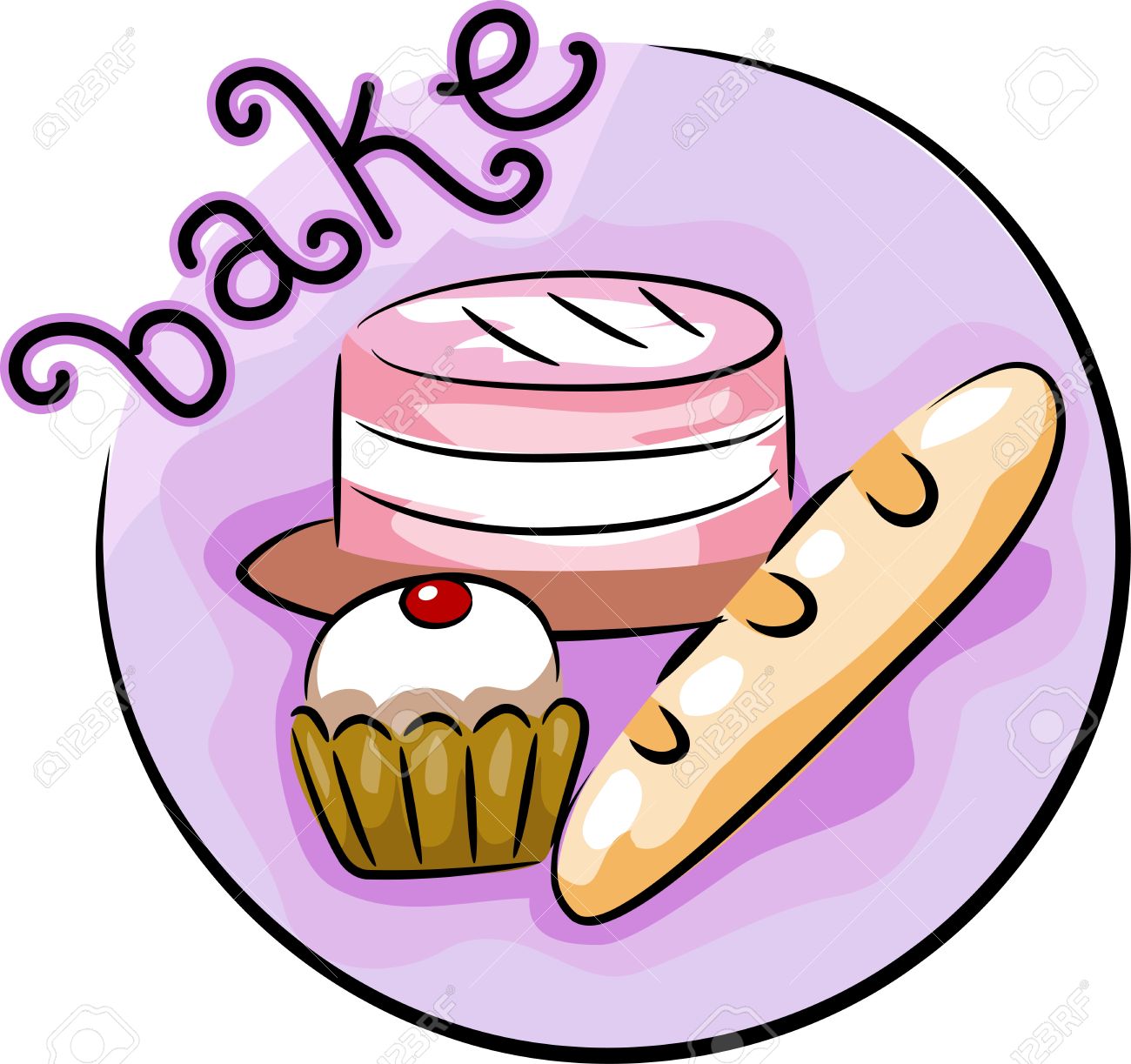 1300x1223 Icing Clipart Baking Cake