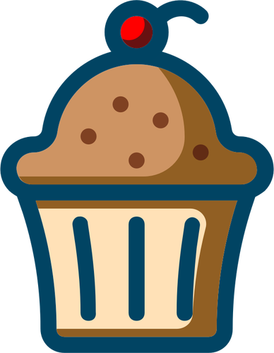 388x500 Vector Clip Art Of A Simple Icon For Cup Cakes Public Domain Vectors