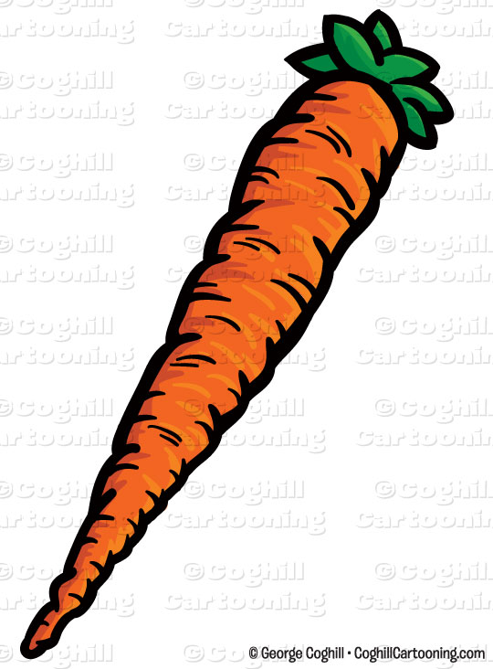 540x732 Cartoon Carrot Clip Art Stock Illustration