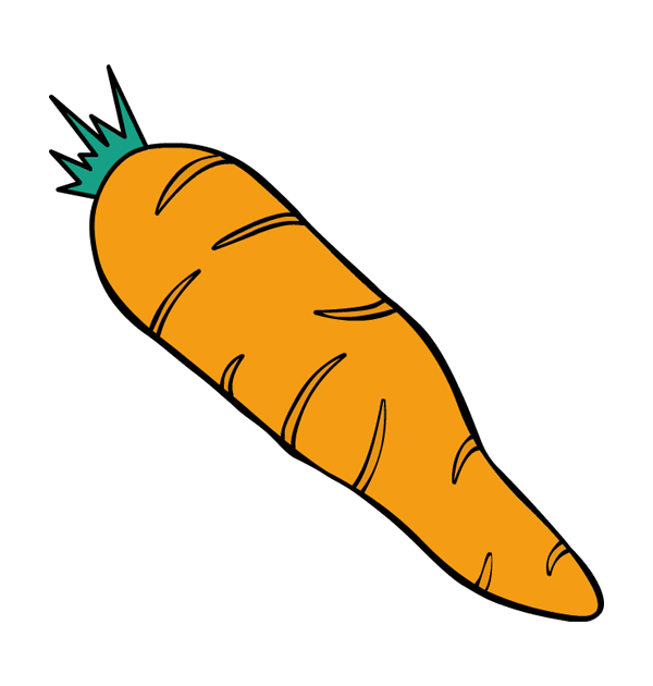 600x630 Carrot Clip Art