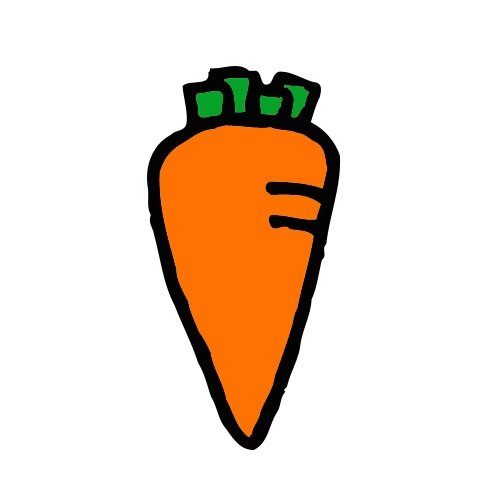500x500 Orange Carrot Cliparts 241298
