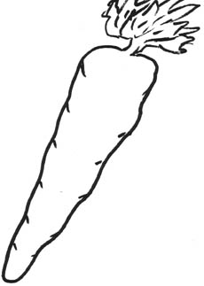 230x323 Carrot Clip Art Black And White Clipart