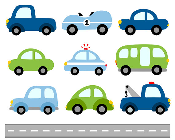570x456 Cute Cars Digital Clip Art Transportation Clipart By Yarkodesign