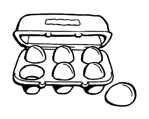 600x479 Drawn Egg Egg Carton