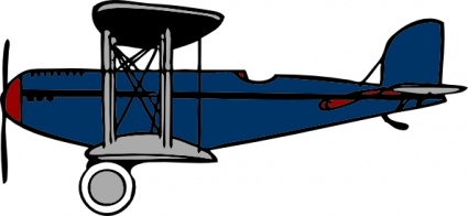 425x196 Red Blue Cartoon Plane Wings Clipart Panda